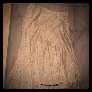 Tweed J Jill Flare Skirt